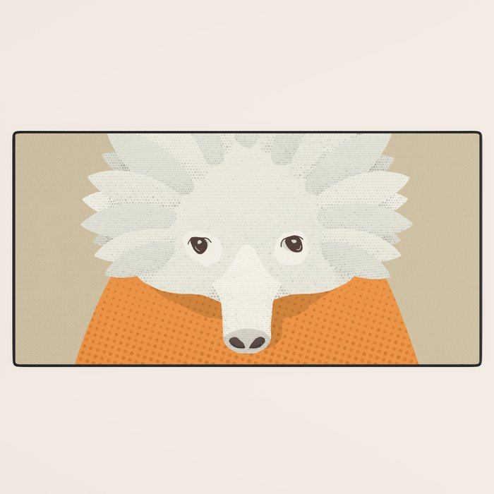 Whimsy Echidna, Animal Portrait Desk Mat Gallery Image 3