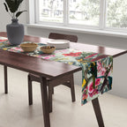 FLORAL AND BIRDS XXII Table Runner Gallery Image 2