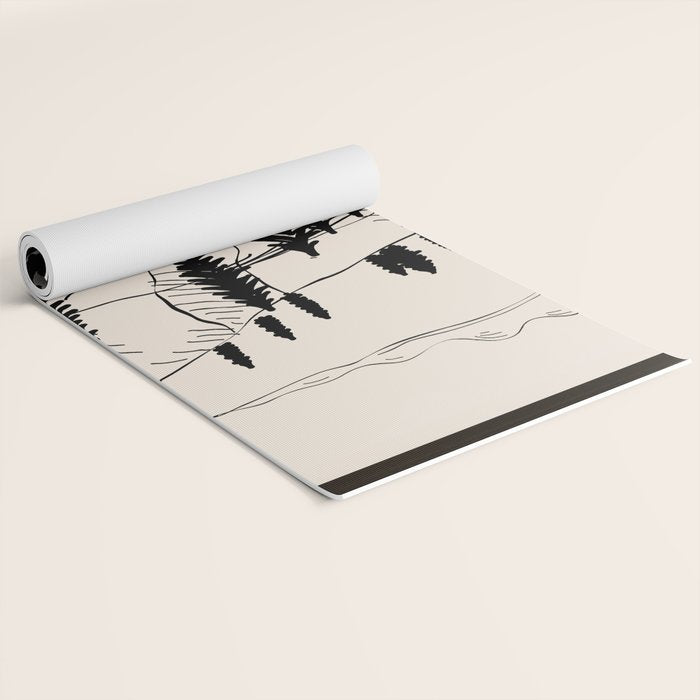 Mountain Forest Yoga Mat Gallery Image 2