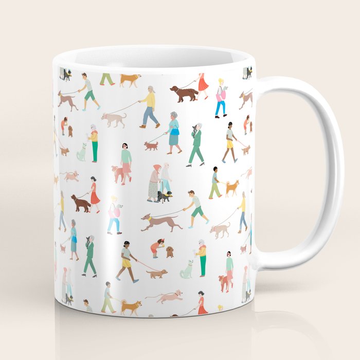 Walking Our Dogs Coffee Mug Gallery Image 1