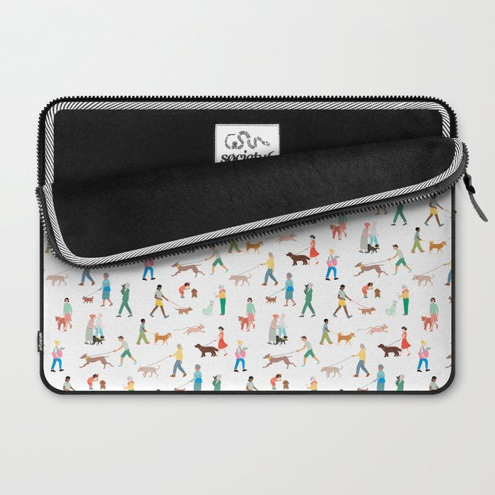 Walking Our Dogs Laptop Sleeve Gallery Image 2