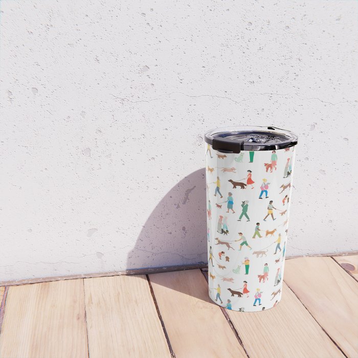 Walking Our Dogs Travel Mug Gallery Image 4