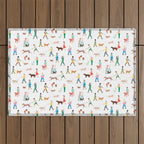 Walking Our Dogs Outdoor Rug Gallery Image 1