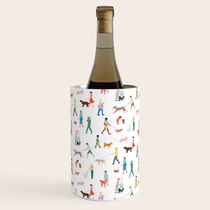 Walking Our Dogs Wine Chiller Gallery Image 1
