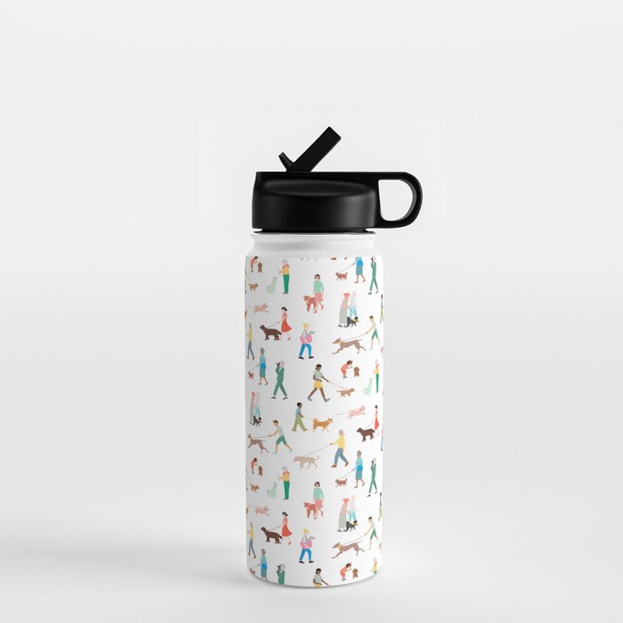 Walking Our Dogs Water Bottle Gallery Image 1