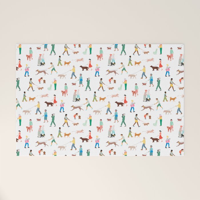 Walking Our Dogs Welcome Mat Gallery Image 1