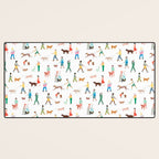 Walking Our Dogs Desk Mat Gallery Image 3