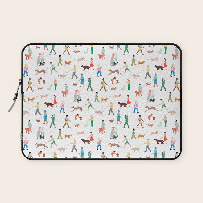 Walking Our Dogs Laptop Sleeve Gallery Image 1