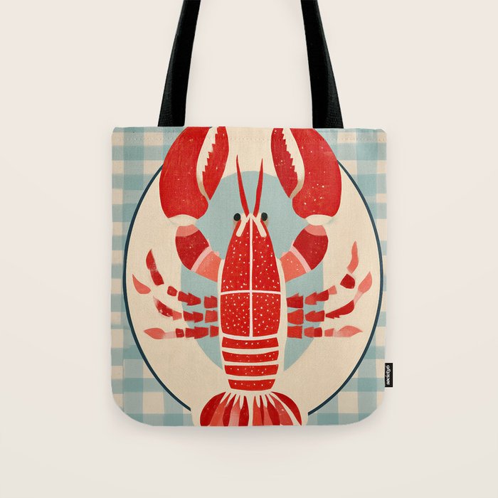 Lobster Lunch Tote Bag Gallery Image 1