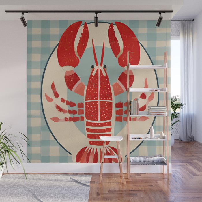 Lobster Lunch Wall Mural Gallery Image 1
