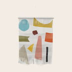 Colorful Rich Pastels Tones Cut-Outs Artwork 01 Wall Hanging Gallery Image 1