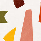 Colorful Rich Pastels Tones Cut-Outs Artwork 01 Coffee Mug Gallery Image 2
