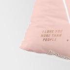 Can I Pet Your Dog - Rose Gold & Blush Palette Pillow Sham Gallery Image 4
