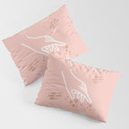 Can I Pet Your Dog - Rose Gold & Blush Palette Pillow Sham Gallery Image 3