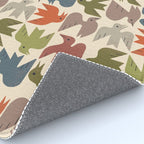 Midcentury Bird Grid Rug Gallery Image 4