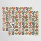 Midcentury Bird Grid Placemat Gallery Image 1