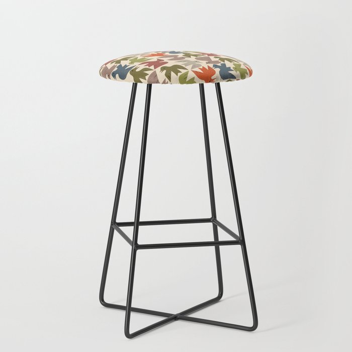 Midcentury Bird Grid Stool Gallery Image 1