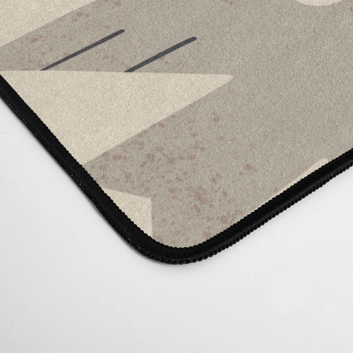 Midcentury Bird Grid Desk Mat Gallery Image 4