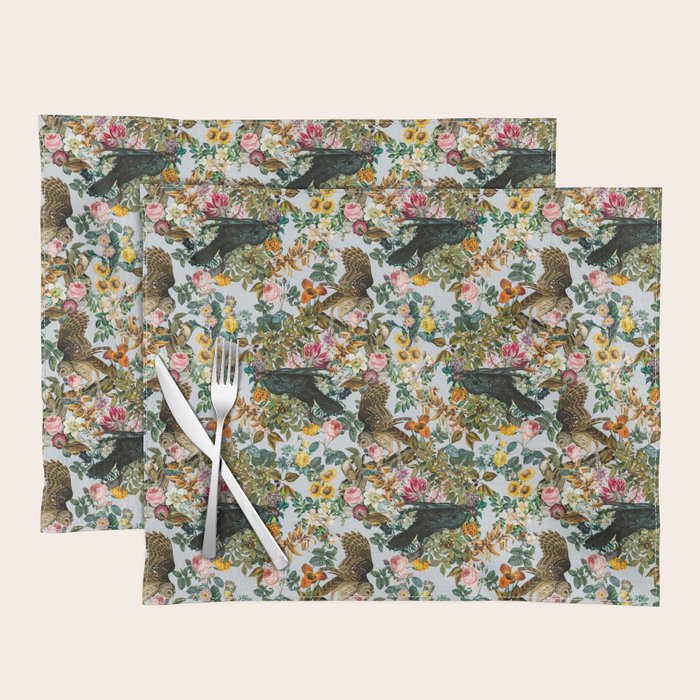 FLORAL AND BIRDS VI Placemat Gallery Image 1