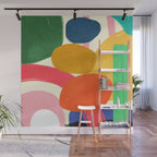 Modern Abstract Shape 01 Wall Mural Gallery Image 1
