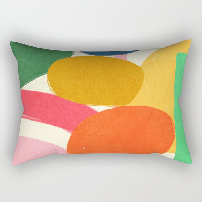 Modern Abstract Shape 01 Rectangular Pillow Gallery Image 2