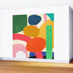 Modern Abstract Shape 01 Wall Mural Gallery Image 2