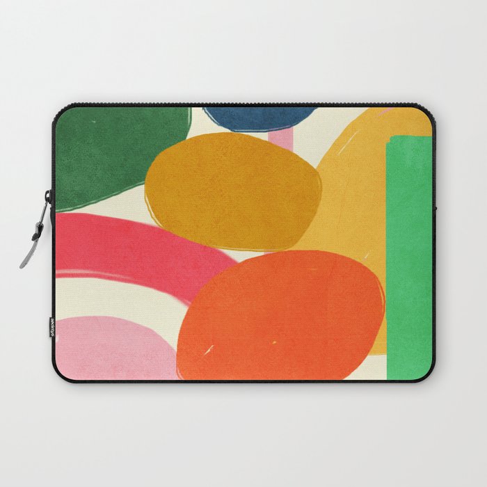 Modern Abstract Shape 01 Laptop Sleeve Gallery Image 1