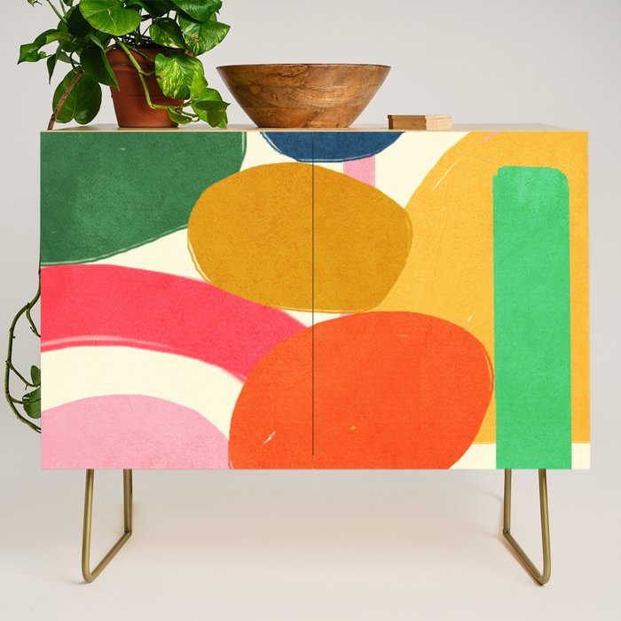 Modern Abstract Shape 01 Credenza Gallery Image 1