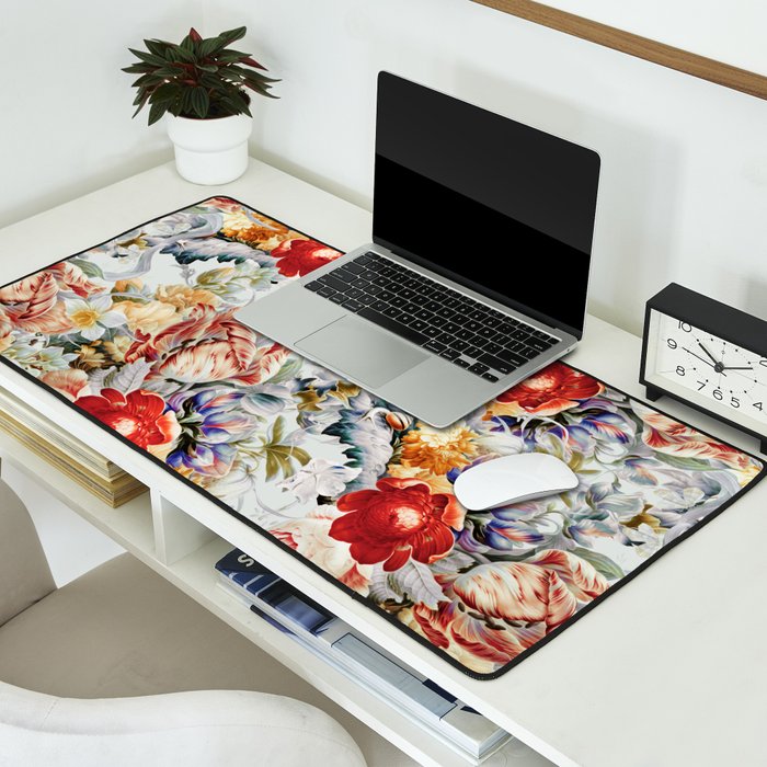 Glowing Florals-Summer Desk Mat Gallery Image 2