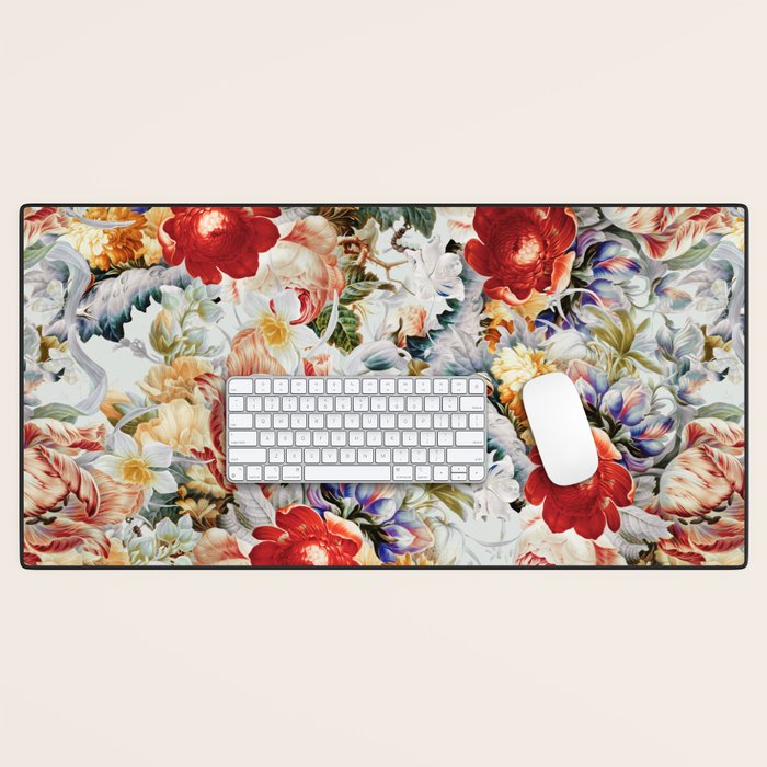 Glowing Florals-Summer Desk Mat Gallery Image 1