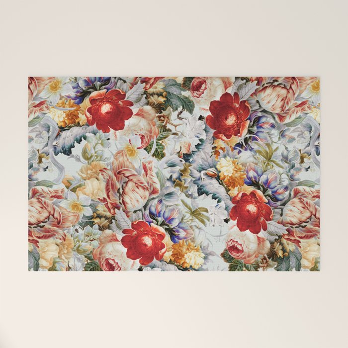 Glowing Florals-Summer Welcome Mat Gallery Image 1