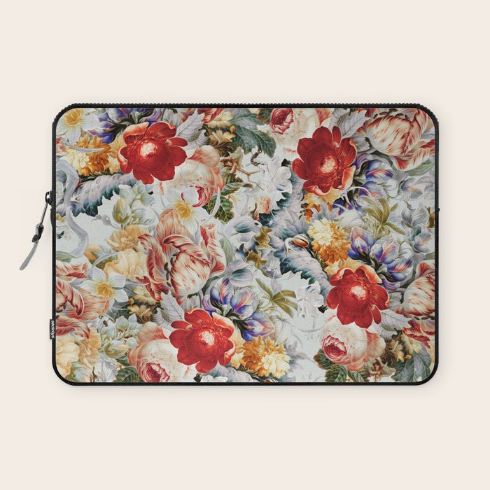 Glowing Florals-Summer Laptop Sleeve Gallery Image 1