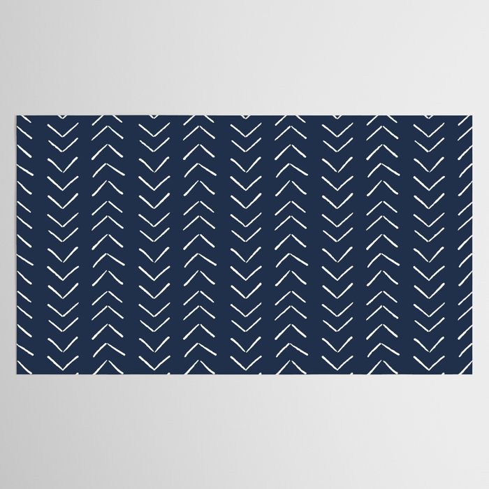 Boho Big Arrows in Navy Tablecloth Gallery Image 2