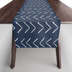 Boho Big Arrows in Navy Table Runner Gallery Image 1