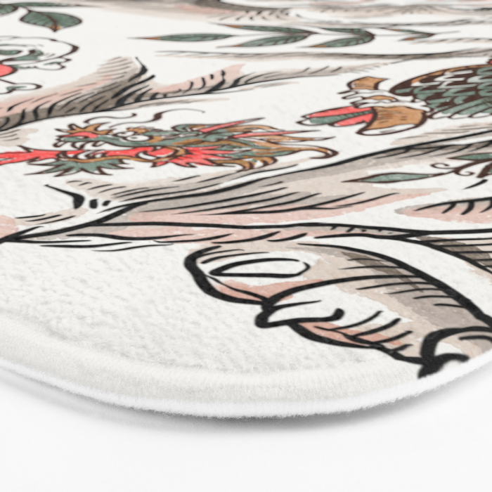 Chubbs the Bulldog Bath Mat Gallery Image 3