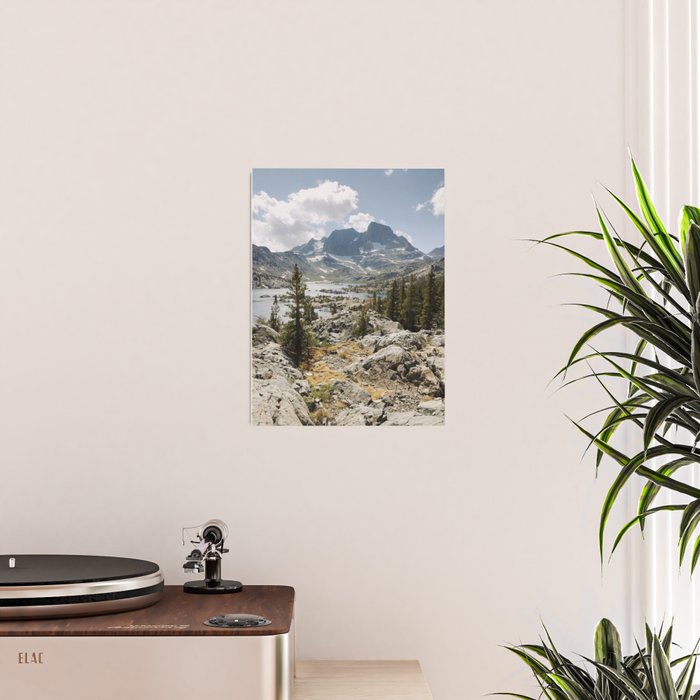 Partly Cloudy Afternoon in the Eastern Sierra Poster Gallery Image 2