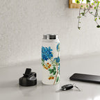 Blue flowering tree from "Flore dâAmÃ©rique" by Ãtienne Denisse, 1840s Water Bottle Gallery Image 4