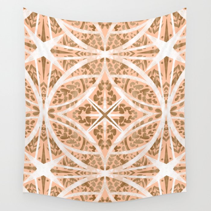 Tile wild leaves starry PF1 Wall Tapestry Gallery Image 1