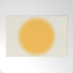 Abstraction_SUN_YELLOW_CIRCLE_BLUR_LOVE_POP_ART_0602A Welcome Mat Gallery Image 1