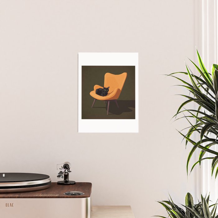 Cats on Chairs Collection â3 Poster Gallery Image 2