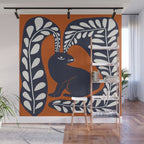 Bunny on the hill  Wall Mural Gallery Image 1
