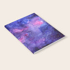 Galaxy Pattern Watercolor Notebook Gallery Image 2