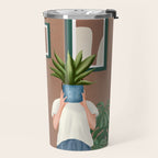 Wooden floors, walls and window sills Travel Mug Gallery Image 2