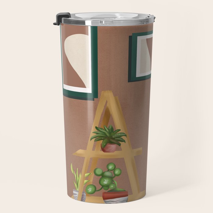 Wooden floors, walls and window sills Travel Mug Gallery Image 3