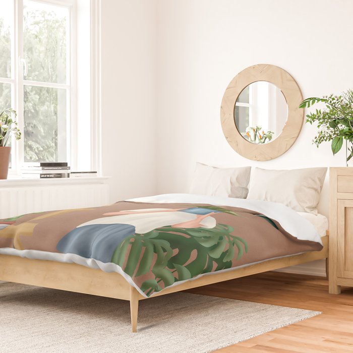 Wooden floors, walls and window sills Duvet Cover Gallery Image 2