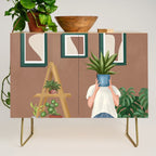 Wooden floors, walls and window sills Credenza Gallery Image 1