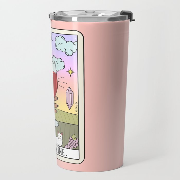 WINE READING (DARK) Travel Mug Gallery Image 2