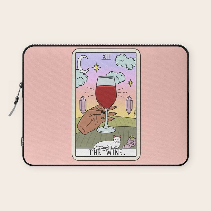 WINE READING (DARK) Laptop Sleeve Gallery Image 1