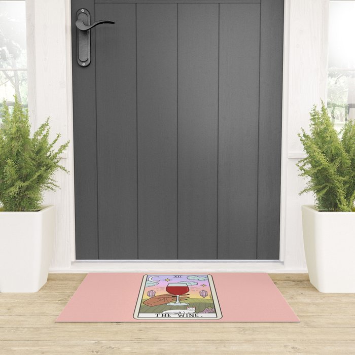 WINE READING (DARK) Welcome Mat Gallery Image 3