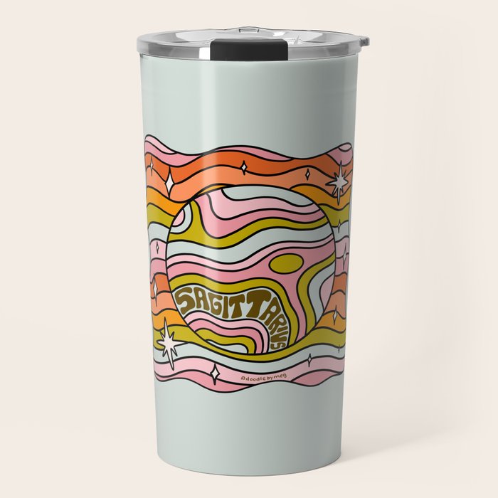 Sagittarius Planet Travel Mug Gallery Image 1